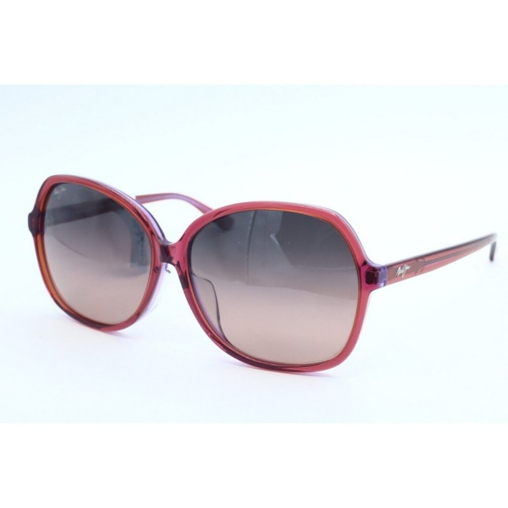 Maui Jim TARO MJ 795-09B Pink Asian Fit Sunglasses Gray Polarized Lenses 59mm